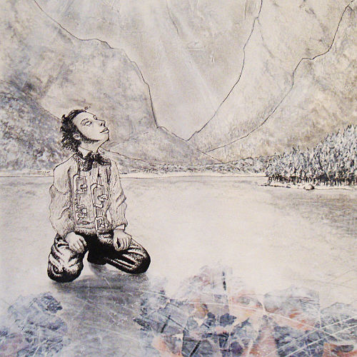 (2012) Tusche, Acryl und Collage auf Papier, 
24 x 32 cm
(♪ F. Mendelssohn-Bertholdy: Engelsterzett)